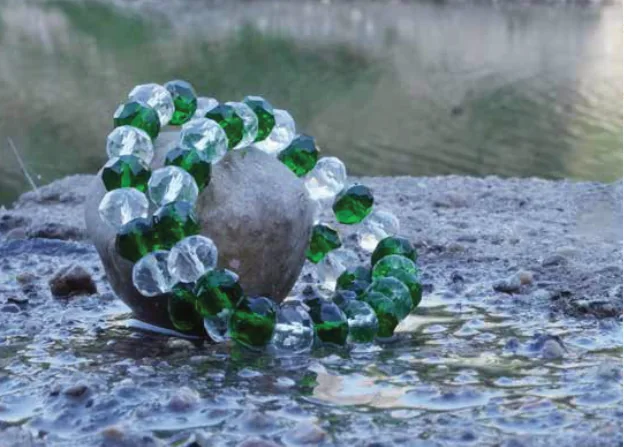 Green & White Bracelet