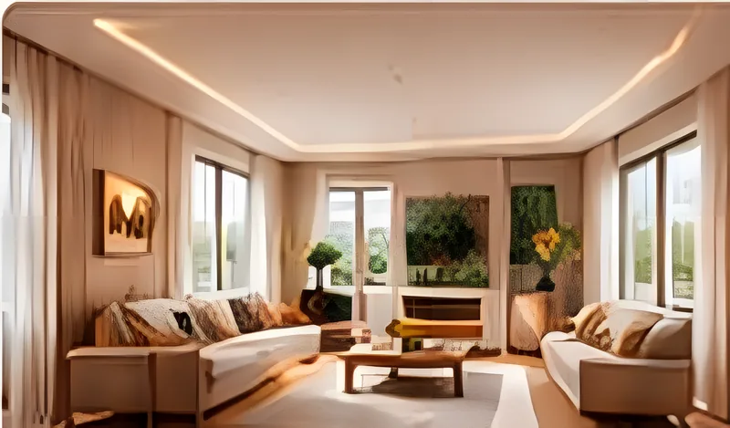 Residential living room planned with Home Vastu guidance