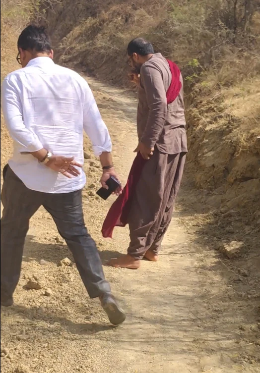 Walking a site path with a client